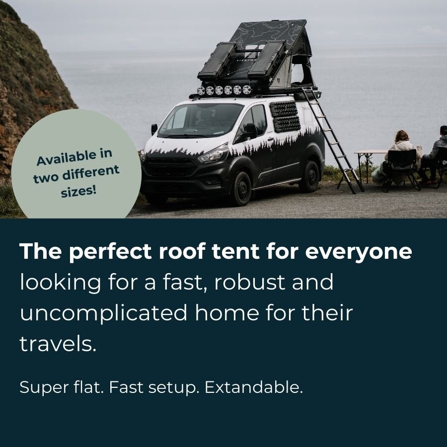 Alu Triangle Hard Shell Roof Tent CUMARU LIGHT 152 ECO grey